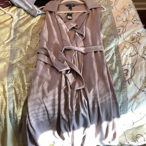 Long sleeveless cardigan